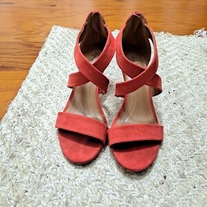 Style & Co. Coral Cross-Strap Heels